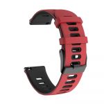 22 mm sportinės apyrankės Huami Amazfit Stratos 2 2S 3 silikoninė apyrankė Xiaomi Amazfit GTR 47 mm GTR2 Pace LS05 laikrodžio apyrankė For Stratos 2 2S 3 raudona juoda spalva