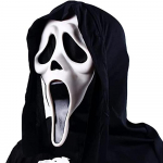 Screaming Ghost Face Head Mask Helovino kaukė Pilnos galvos kaukės, skirtos Cosplay