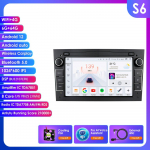Ossuret Pažangus 8G 128G Android 12 Automobilio Radijas Opel Astra H J 2004 Vectra Vauxhall Antara Zafira Corsa C D Vivaro Meriva 4G Carplay GPS Grotuvas B S6 8Core 6G 64G AI