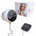 I&scaron;manus vakuuminis masažo aparatas su LED nuotolinio valdymo pulteliu, masažuoklis su taurelėmis, Gua Sha, liekninantis, riebalų degintojas, nuovargio mažinimas balta