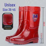 Vyri&scaron;ki smėlio spalvos greitai džiūstantys auk&scaron;ti lietaus batai - Vandeniui atsparūs, neslystantys, be tinklelio guminiai batai 44