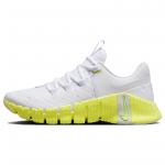 Nike Free Metcon 5 Balti Lime Blast Moteri&scaron;ki sportbačiai &Scaron;viečiantys žali Jūros stiklo spalvos DV3950-106 37.5 white