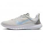 Nike Flex Experience Run 12 Fotoninis dulkių psichinis mėlynas moteri&scaron;ki sportbačiai Pilki &scaron;viesiai dūminiai pilki balti DV0746-007 38