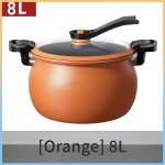 8L Nelipnus Mikro Slėgio Puodas Daugiafunkcis Tro&scaron;kinimo Virimo Sriubos Wok Namų Daugiafunkcis Kviečių Ryžių Akmens Tro&scaron;kintuvas