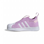 Adidas Originals Superstar 360 2.0 Patogūs kvėpuojantys žemi vaiki&scaron;ki riedlenčių batai Vaiki&scaron;ki sportbačiai Violetiniai JH6372 35