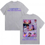 Kpop Demonų Medžiotojai BABY HUNTRIX Saja Berniukų Mar&scaron;kinėliai Vasariniai Trumpomis Rankovėmis Vir&scaron;us Moterims Vyrams Drabužiai Medvilniniai Unisex Grafiniai Mar&scaron;kinėliai Mada 4XL