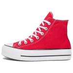 Converse All Star Lift Madingi Laisvalaikio Neslystantys Patvarūs Auk&scaron;ti Batai Riedlentėms Moteri&scaron;ki Kedai Raudoni A09220C 35