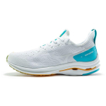 Mizuno Wave Rider Neo 1 Patogūs Stabilūs Bėgimo Bateliai Vyri&scaron;ki Bėgimo Bateliai Balti Mėlyni J1GC207801 36.5