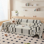 Nordic Solid Color Summer Cool Sofos Užvalkalas Sofos Rank&scaron;luostis Nuo Įbrėžimų Visi&scaron;kai Uždengiamos Sofos Antklodė Neslystantis naminių vaikų sofos rank&scaron;luostis 180x130cm