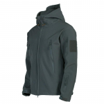 Jaunuolių neperpučiamas, neper&scaron;lampamas softshell tipo striukė, vyri&scaron;ka lauko taktinė striukė, jaunimo kasdienė &scaron;altai orui skirta striukė 3XL juoda