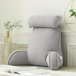 Mink&scaron;ta pagalvė atlo&scaron;as prie lovos - Pagalvė kaklo, skaitymo ir juosmens atramai Armrest Cushion L75&times;H58CM (Comfort Edition)