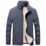 Didelio dydžio M ~9xl Žieminiai gobtuvai Vyri&scaron;ki &scaron;ilti stori vilnoniai megztiniai Vyri&scaron;ki vir&scaron;utiniai drabužiai Taktiniai Soft Shell vilnos striukės Paltai 9XL pilka