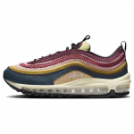 Nike Air Max 97 Daugiaspalviai Velūriniai Moteri&scaron;ki Sportbačiai Laisvalaikio Avalynė FB8454-300 36.5