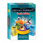 Trivial Pursuit &Scaron;eimos leidimo stalo žaidimas: Smagus ir i&scaron;&scaron;ūkių kupinas būdas suburti &scaron;eimą ir draugus &scaron;viesiai pilka spalva