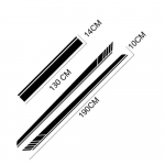 Automobilio vinilo lipdukai Kapoto lipdukas Dekoravimo lipdukai Papuo&scaron;ti Vinilas Ilga juosta Durų lipdukas Dvipusė lipni juosta Automobilio priedams 3pcs Stickers