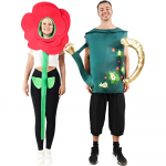 2 vnt. Pora Suaugusiems Laistytuvas ir Gėlių Kostiumas Helovino Kostiumai Moterims ir Vyrams Sodo Įrankiai &Scaron;ventės Cosplay One Size