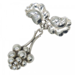 Used Georg Jensen Brooch Moonlight grape Silver925 Silver grapes