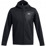 Under Armour Storm ColdGear&reg; Infrared Shield 2.0 Vandeniui atsparus Vėjui atsparus Su gobtuvu Ilgomis rankovėmis Striukė Vyri&scaron;kos striukės Juoda 1371587-002 2XL