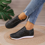 Moteri&scaron;ki laisvalaikio avalynė Moteri&scaron;ka mada Pavasaris Rudens blizgučiai drobiniai sportbačiai Moteri&scaron;ki seklios platformos Vulcanize Batai Zapatillas Mujer 35