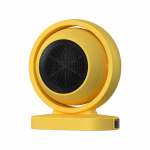 Mini mažas elektrinis &scaron;ildytuvas saulės energija, mažo triuk&scaron;mo oro &scaron;ildytuvas, greitas &scaron;ildymas, stalo ventiliatorius &scaron;ildytuvas, žiemos &scaron;ildytuvas, &scaron;ildytuvas namams, biurui, kambariui EU geltona