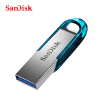 SanDisk 128GB USB 3.0 atmintinė Skaitymo greitis iki 150MB/s Ultra Flair USB 3.0 raktas 32GB 64GB 256GB 512GB USB atmintinė Originali atmintinė U Disk CZ73 &middot;32GB mėlyna