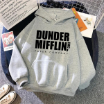 The Office Dunder Mifflin INC Popieriaus Džemperis Dwight Schrute Džemperis Vyri&scaron;ki Moteri&scaron;ki Džemperiai Kasdienis Puloveris Su Gobtuvu 3XL