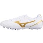 Mizuno Folgado AG Guminiai trumpi dygliukai Dirbtinės dangos Neslystantys Atsparūs dilimui Futbolo bateliai Unisex Balti Auksiniai sportbačiai P1GA249407 42 balto aukso spalvos