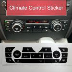 Kintamosios srovės klimato kontrolės mygtukų lipdukai Lipdukų remonto rinkinys, skirtas BMW E90 E92 E91 323i 325i 328i 335i 2006-2011 automobilių priedai 1 Pcs