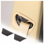Carbon Fiber Seat Belt Base Upper trim Sticker Cover For BMW 3 Series E90 05-12