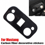 Car Carbon Fiber Roof Reading Lamp Light Trim sticker For Ford Mustang 2015-