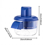 Automatinis vaisių skustukas česnako galvutės lupimo ma&scaron;ina vynuogių skustukas įkraunamas vaisių skustukas vaisių parduotuvei restoranui virtuvei mėlyna