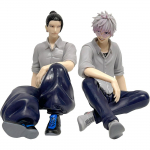 Nauja Anime Satoru Gojo Statulėlė Jujutsu Kaisen Figūrėlė Geto Suguru Sėdima Pozicija Veiksmo Figūrėlės Pvc Kalėjimo Karalystės Modelis Lėlės Žaislai gray