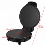 1200W nelipnus kiau&scaron;inių suktinukų gaminimo prietaisas, elektrinis ledų ragelių gaminimo prietaisas, mini kiau&scaron;inių vaflinių ragelių gaminimo ma&scaron;ina 20cm * 27.5cm