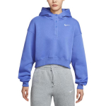 Nike Phoenix Fleece Laisvas trumpas gobtuvas ilgomis rankovėmis džemperis Moteri&scaron;ki vir&scaron;utiniai drabužiai IF0259-460 XS