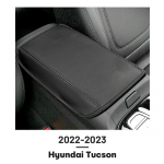 Skirta Hyundai Tucson 2025 2025 centrinės konsolės porankių dėžutės apsauginis uždangalas, rankenos uždangalas, odinis uždangalas, automobilio interjero aksesuarai juoda