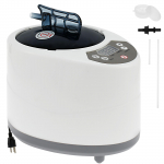 Naujas 3L pirties garintuvas 1000W JAV garo puodo generatorius su apsauga, didelės talpos pirties garintuvas vonios kubilui, pirties patalpai gray