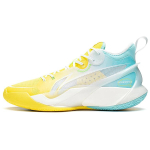 Li Ning SONIC 10 Textile, Synthetic Leather, TPU Cushioning Slip Resistant Abrasion Resistant Coverage Support Mid top ABAS069-8 44 white