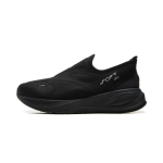Li Ning SOFT GO 2 KNIT Cushioning, Wear Resistant Low top Casual Shoes Men's Black AGLV017-9 43.5