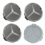 4 vnt. 75 mm automobilio ratų centriniai dangteliai, ratlankių stebulės dangteliai Mercedes Benz W204 205 A B C E S CLA CLK ML GLK GLA GLB GLC CLAS priedams