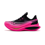 Saucony Endorphin Pro 5 Pir&scaron;tų Anglies Plok&scaron;telė At&scaron;okimas Lenktynės Treniruotės Ilgo Nuotolio Maratono Bėgimo Bateliai Moteri&scaron;ki bėgimo bateliai Rožiniai S11064-131 37 black