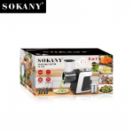 SOKANY1180 Buitinis daržovių pjaustytuvas, skustukas, smulkintuvas morkoms, bulvėms, agurkams - Virtuvės įrankis efektyviam maisto paruo&scaron;imui
