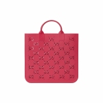 Gucci Tu&scaron;čiavidurio Dizaino Vienspalvė Guminė Pirkinių Rankinė Vaikams Pirkinių Rankinės Violetinė Raudona 679365-JFO00-2797 Basic Set (Bag+Dust Bag)