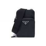 Prada Saffiano odos peties, per kūną, juosmens krep&scaron;ys Vyri&scaron;ki krep&scaron;iai Juodas 2ZH126-053-F0002 Basic Set (Bag+Dust Bag)