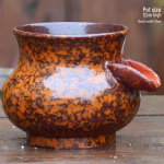 Retro rankų darbo keraminis krioklio vazonas: Senovinis žuvininkystės vandens elementas kiemo kra&scaron;tovaizdžiams Large-Coarse Pottery