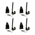 4/6 vnt. Kalėdiniai garažo durų banerių spaustukai, spyruoklinis laikiklis, greitas montavimas, &scaron;ventiniai garažo durų pakabukai 4pcs