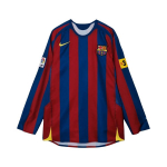 Nike FC Barcelona 2005/06 Pakartotinio leidimo replika ilgomis rankovėmis raudona/mėlyna unisex vir&scaron;utinė dalis HQ1461-471 XL