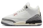 Jordan 3 Retro White Cement Reimagined GS DM0967-100 35.5 gray