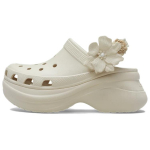 Crocs Retro Gėlių Puok&scaron;tė Paprasti Patogūs Mediniai Klumpės Moteri&scaron;kos Klumpės Smėlio spalvos 214482-2MC 39-40