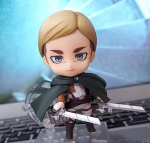 10cm Attack on Titan Erwin Smith Hange Zoe 1123# 775# Anime Veiksmo Figūrėlės Žaislai Lėlės Kolekcija Kalėdinė Dovana