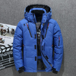 Kalėdų dovana Vyri&scaron;ka pūkinė striukė Snow Parkas Vyri&scaron;ki &scaron;iltai gobtuvai su vėjui atspariu žieminės pūkinės striukės vir&scaron;utiniai drabužiai M
